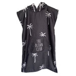 Palm Print - Sand Free Hoodie Towel